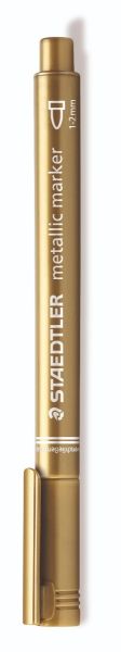 Маркер Staedtler Metallic, об връх, 1-2 mm,златист