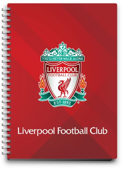 Тетрадка със спирала FC, A4, ШР, 70 листа, LIVERPOOL