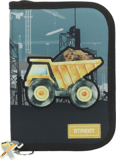 Несесер Street Construction, 1 цип, 2 прегради, 21x4x14cm