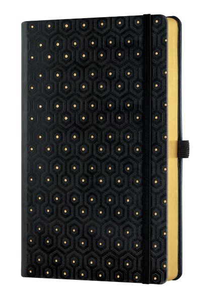 Бележник Castelli C&G, 13x21cm, б.л,Honeycomb Gold