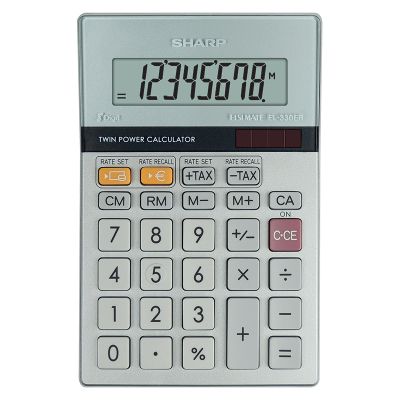 Настолен калкулатор Sharp EL330ERB, 8 разряда