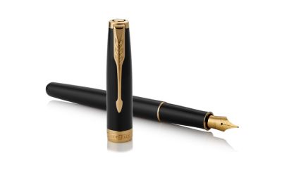 Писалка Parker Royal Sonnet Lacquer, черна GT, М