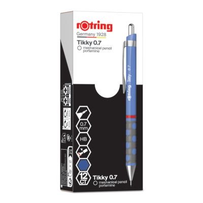 Автоматичен молив Rotring Tikky, 0.7mm, виолетов
