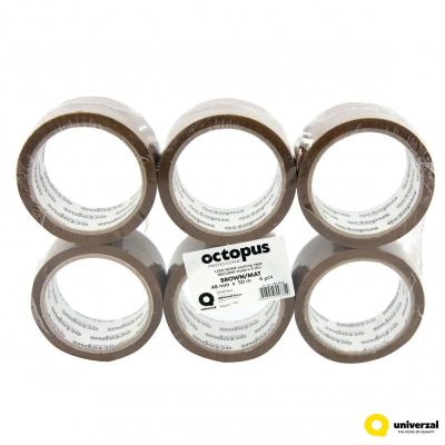Опаковъчна лента Octopus 48mm х 50m, КАФЯВА