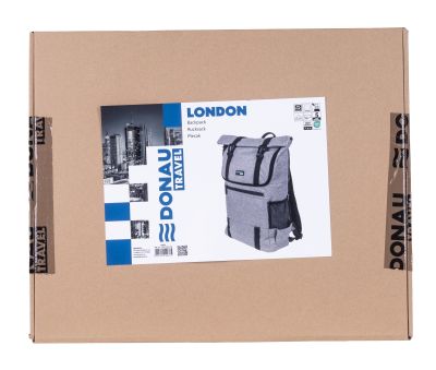 Раница за лаптоп 15,6" Donau Travel London, сива