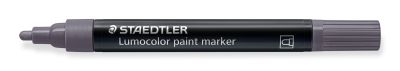 Маркер Staedtler Lumocolor Paint 349, акрилен, СИВ
