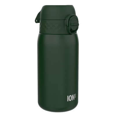 Бутилка за вода Ion8 SE, метална, 400ml, Dark Green