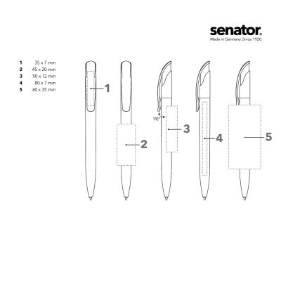 Химикалка Senator Challenger Polished 2416, жълт 7408