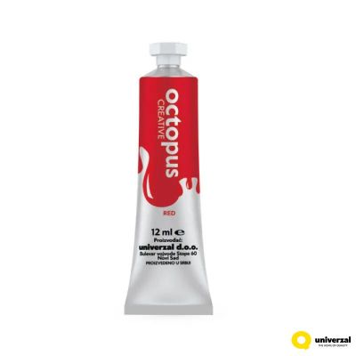 Темперни боички Octopus, 10 цвята х 12 ml