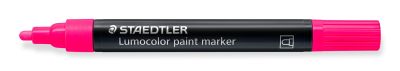 Маркер Staedtler Lumocolor Paint 349, акрилен, НЕОНРОЗОВ