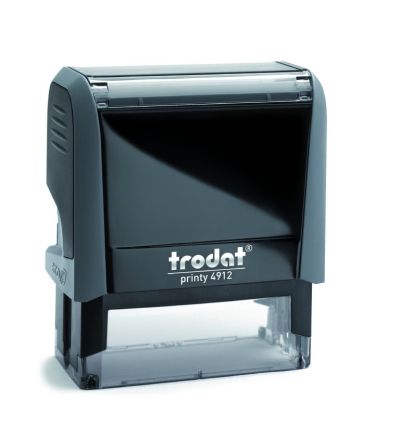 Печат Trodat 4912, 18x47mm, правоъгълен, син