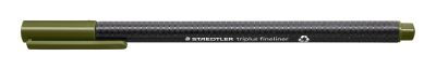 Тънкописец Staedtler Triplus 334, маслин. зелен 57