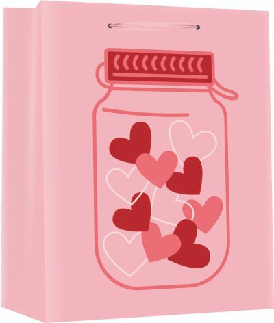 Подаръчна торбичка Deluxe Medium Valentine, 18x23x10cm