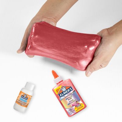 Течно лепило Elmer's Metallic Glue, 147 ml, розово