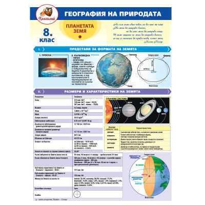 Учебно помагало  география, 8клас
