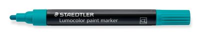 Акрилен маркер Staedtler Lumocolor 349, зелен 539