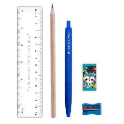 Комлект Bangoberry Stationery, 6 части, Remy Raccoon