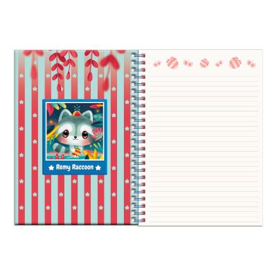 Комлект Bangoberry Stationery, 6 части, Remy Raccoon