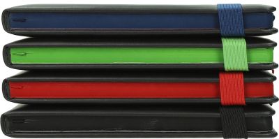 Бележник Flux B5, линиран, 196стр, черен/черен