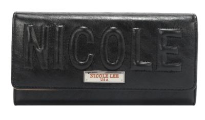 Портфейл Nicole Lee, 19x10x3.5 cm, ЧЕРЕН
