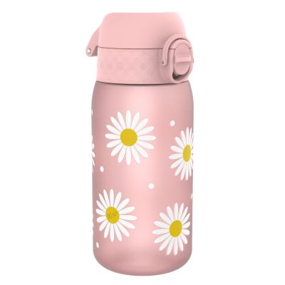 Бутилка за вода Ion8 Print, рециклирана пластмаса, 350ml, МАРГАРИТКИ