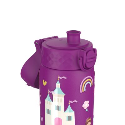 Бутилка за вода Ion8 Print, метална, 600ml, ПРИНЦЕСИ