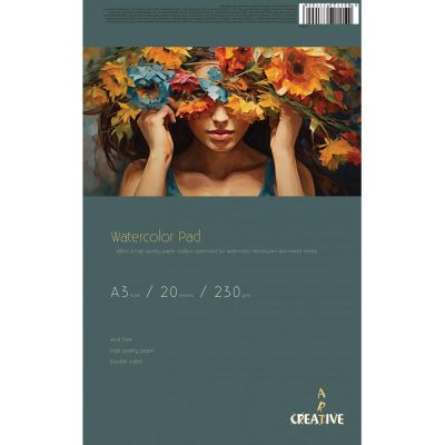 Скицник Watercolor Pad А3, 230 g, 20 листа