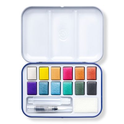 Акварелни бои Staedtler DJ, 12 цвята с четка