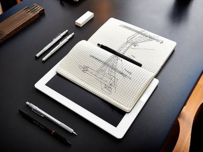Автоматичен молив Rotring 800, 0.5mm, черен