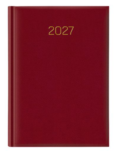 Календар-бележник Castelli Balacron 894 А5, 2027,бордо