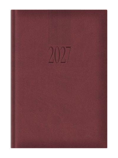Календар-бележник Castelli Tucson A5, 2027, бордо