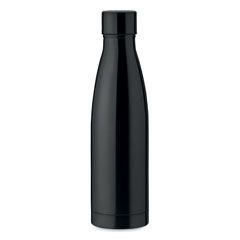Метална бутилка за вода, 500ml, ЧЕРЕН