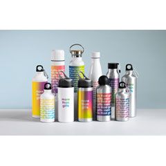 Метална бутилка за вода, 500ml, ЧЕРВЕН