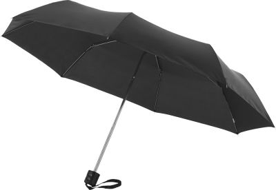 Чадър 21.5", сгъваем, черен
